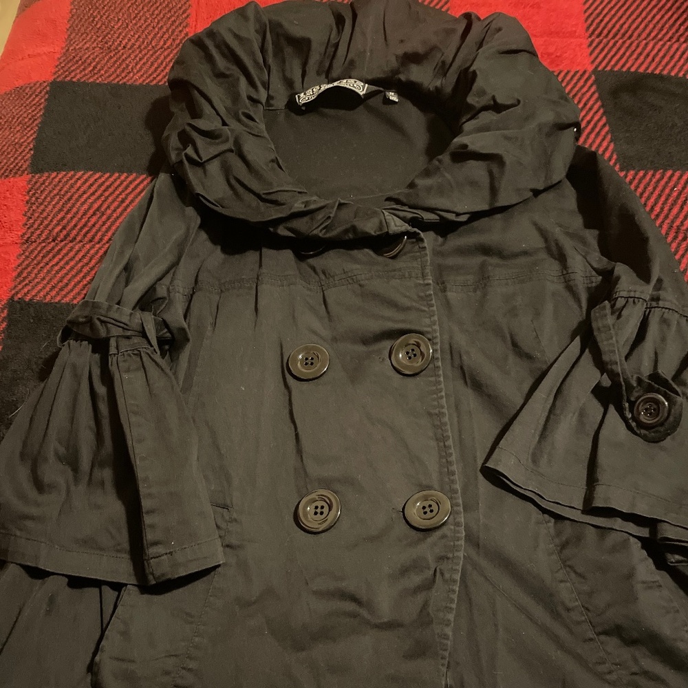 Women’s dress trench coat midi